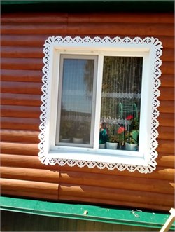 Наличники резные для окон на дачу. Узор "Кружева" 12029 - фото 21343