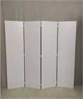 Ширма высокая перегородка для зонирования комнаты. Размер 220см высота *200 см ширина. Цвет белый. эконом 2200*2000 белый