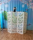 Ширма высокая перегородка для зонирования комнаты. Модель Альберо белая. 2000*2000 мм ширма альберо 2000*2000 белая
