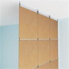 Перегородка для зонирования комнаты. Перегородка подвесная. Размер 240 см высота *40 см ширина. 6 панелей. Потолочное крепление подвесная потолок глухая 2400*400 без отделки
