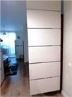 Перегородка подвесная для зонирования комнаты. Материал ХДФ 3 мм. Размер 2500 * 800 мм - 12 панелей +комплект для настенного крепления. подвесная глухая стена 250-80 ХДФ  белый