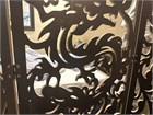 Ширма перегородка для зонирования салона красоты. Модель "Драконы" . размер 175*150 см ширма драконы 150 венге-2