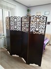 Ширма перегородка для комнаты. Перегородка ажурная, для зонирования комнаты. Размер 175см высота *200см ширина ширма мистеро 200 венге