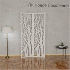 Ширма перегородка для зонирования комнаты. Белая. Высота 175 см ширине 100 см. олмо-100 белая-1