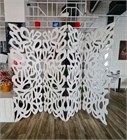 Ширма для комнаты ажурная. Перегородка для зонирования комнаты. 175*200 см фави-200-1
