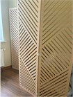 Ширма перегородка для зонирования комнаты. Реечная . Модель Геометрия. Размер 175см высота *150 см ширина ширма геометрия 150 бежевый-1