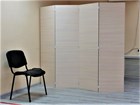 Ширма перегородка для зонирования комнаты. Размер 175см высота *200 см ширина эконом 200 бежевый-1