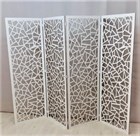 Ширма для зонирования комнаты. Резная перегородка для салона красоты. Модель "Кристалл" 175*200 см ширма кристалл 200 белый-1