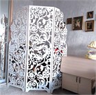 Ширма перегородка для зонирования салона красоты. Модель "Драконы" . размер 175*150 см дракон-150 белый-1