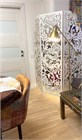 Ширма перегородка для зонирования салона красоты. Модель "Драконы" . размер 175*150 см дракон-150 белый-1