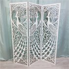Ширма перегородка для зонирования комнаты. Недорого . Модель Жар Птица. Размер 175см высота *150см ширина Жарптица 150 белый-1