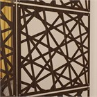 Ширма перегородка для зонирования комнаты. Подвесная. Цвет Венге . Потолочное крепление. Высота 240 см ширина 160 см. Ширма для комнаты. подвесная потолок 2400*1600 кристалл венге-1