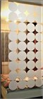 Перегородка для зонирования комнаты. Перегородка подвесная .Материал ПВХ 3 мм. Размер 2400* 1500 мм- 40 панели +комплект потолочного крепления. круги пвх 2400*1500 потолок