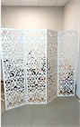 Ширма перегородка для комнаты. Перегородка ажурная, для зонирования комнаты. Размер 175см высота *200см ширина ширма восток 1750*2000 белый