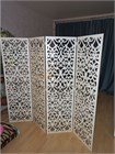 Ширма перегородка для комнаты. Перегородка ажурная, для зонирования комнаты. Размер 175см высота *200см ширина ширма восток 1750*2000 белый