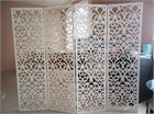 Ширма перегородка для комнаты. Перегородка ажурная, для зонирования комнаты. Размер 175см высота *200см ширина ширма восток 1750*2000 белый