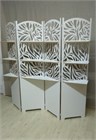 Ширма для салона красоты с полками. Перегородка для зонирования. 175*200 см ширма медея 200 белый-1
