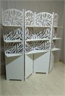 Ширма для салона красоты с полками. Перегородка для зонирования. 175*200 см ширма медея 200 белый-1