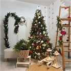 Ширма перегородка для зонирования комнаты. Для салона красоты. Модель "Ovale" 175*120 см овал-120-1