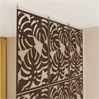 Перегородка модульная подвесная для зонирования комнаты . Материал - ХДФ . Потолочное крепление. Ширина 50 см. подвесная монстера потолок 2400*500 венге хдф-1