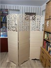 Ширма перегородка для зонирования комнаты. Высота 175 м ширина 150 см. Цвет бежевый. мистеро 150 бежевый-1