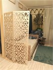 Ширма перегородка для комнаты.Цвет дуб молочный. Перегородка ажурная, для зонирования комнаты. Размер 175см высота *100см ширина ширма восток 1750*1000 бежевый