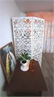 Ширма перегородка для комнаты. Перегородка ажурная, для зонирования комнаты. Размер 175см высота *100см ширина ширма восток 1750*1000 белый