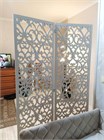 Ширма перегородка для комнаты. Перегородка ажурная, для зонирования комнаты. Размер 175см высота *100см ширина ширма восток 1750*1000 белый