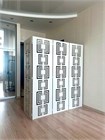 Ширма перегородка для зонирования комнаты. Размер 175см высота *200см ширина ширма квадро 1750*200 белый