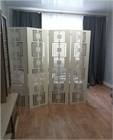 Ширма перегородка для зонирования комнаты. Размер 175см высота *200см ширина ширма квадро 1750*200 белый