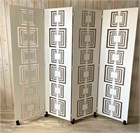 Ширма перегородка для зонирования комнаты. Размер 175см высота *200см ширина ширма квадро 1750*200 белый