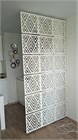 Ширма перегородка для зонирования комнаты. Подвесная. Потолочное крепление. Высота 240 см ширина 120 см. Комплект 18 квадратов+крепеж. Ширма для комнаты. подвесная потолок 2400*1200  ромбы белый хдф-1