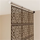 Декоративная подвесная модульная перегородка для зонирования комнаты. Настенное крепление. Высота 250 см ширина 40 см. Цвет венге. Ширма для комнаты. подвесная стена 2500*400 ромбы венге хдф-1