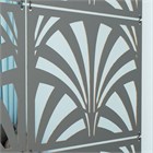 Ширма перегородка для зонирования комнаты. Потолочное крепление. Высота 240 см ширина 80 см. Комплект 12 квадратов+крепеж. Ширма для комнаты. подвесная веер 2400*800 потолок серый хдф-1