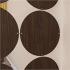 Перегородка для зонирования комнаты. Перегородка подвесная . Размер 2400* 1500 мм- 40 панелей +комплект ПОТОЛОЧНОГО крепления. подвесная потолок круги 2400*1200 венге  3