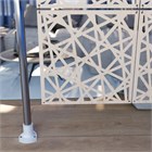 Ширма перегородка для зонирования 230*234 Крепление на стену Перегородка 230*234 кристалл бежевый на каркасе