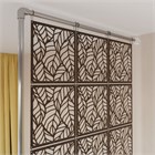 Ширма перегородка для зонирования 230*160 Крепление на стену Перегородка 230*160 листья венге на каркасе