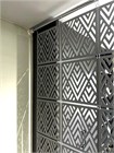 Ширма перегородка для зонирования 250*210 Крепление на стену Перегородка 250*210 ромбы серый на каркасе