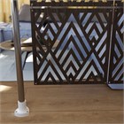 Ширма перегородка для зонирования 230*160 Крепление на стену Перегородка 230*160 ромбы венге на каркасе