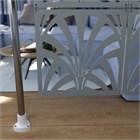 Ширма перегородка для зонирования 250*130 Крепление на стену Перегородка 250*130 веер серый на каркасе