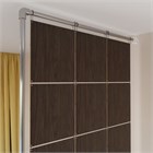 Ширма перегородка для зонирования 250*250 Крепление на стену Перегородка 250*250 глухая венге на каркасе