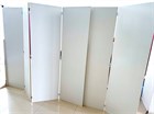 Ширма высокая для зонирования комнаты "Эконом". Размер 200см высота *200 см ширина. Цвет белый. эконом белый 200*200 Н