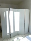 Ширма высокая для зонирования комнаты "Эконом". Размер 200см высота *200 см ширина. Цвет белый. эконом белый 200*200 Н