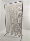 Перегородка для зонирования. Ширма . Стоит без крепления. Высота 200 м ширина 120 см . Цвет бежевый. перегородка стена 2000*1200 ромбы бежевый