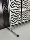 Перегородка для зонирования. Ширма . Стоит без крепления. Высота 200 м ширина 120 см . Цвет белый перегородка стена 2000*1200 ромбы белый
