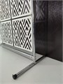 Перегородка для зонирования. Ширма . Стоит без крепления. Высота 200 м ширина 120 см . Цвет белый перегородка " Молодость" 2000*1200 ромбы белый