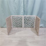 Барьер для собак .Ограждение для животных .размер 200*58 см . цвет Бежевый. барьер кристалл бежевый 200-1