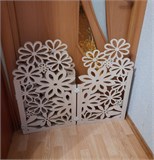 Барьер для собаки. Ограждение для собак. Цвет Бежевый 75*172 см барьер цветы 1720*750 бежевый-1