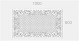 Экран для батареи отопления Альфа. Решетка для радиатора отопления. Ширина 100 см высота 60 см . Цвет бежевый экран альфа 1000*600 бежевый-1 - фото 19999
