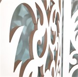 Ширма для салона красоты. Зонирование салона красоты. Модель Элегия. размер 175*200 см. элегия 200 белый